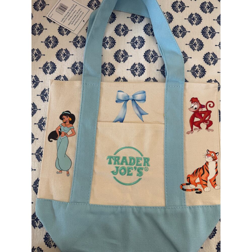 Disney Jasmine abu and Rajah Custom Made Trader Joes Mini Tote